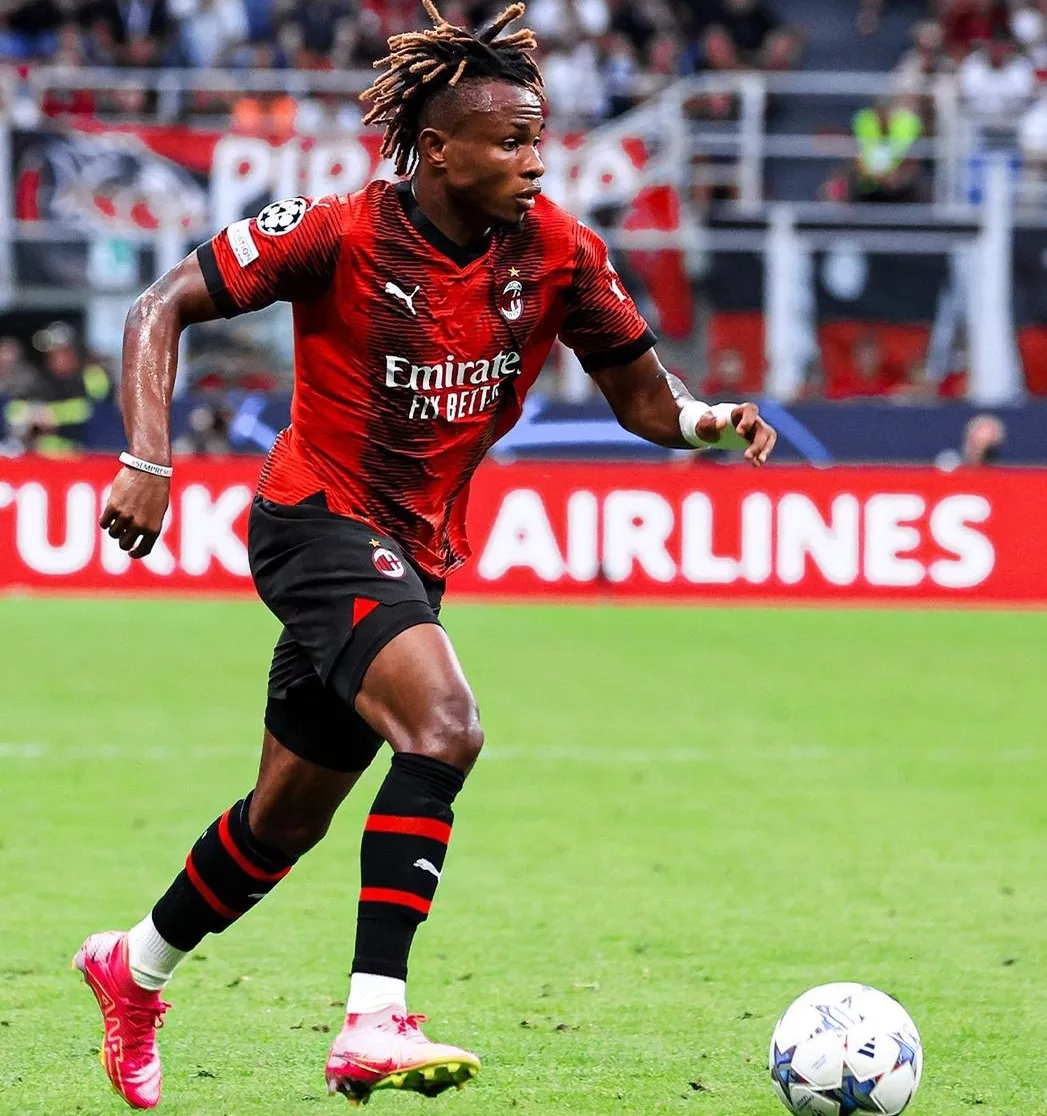Chukwueze Scores First UCL Goal For Milan As Dortmund Batters The Rossoneri
