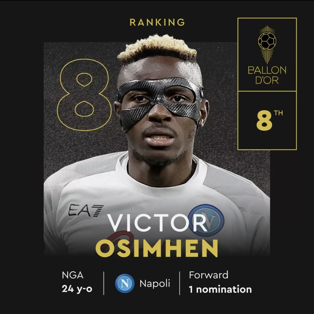 Rema and Osimhen achieve great feats at the 2023 Ballon d'Or ceremony.