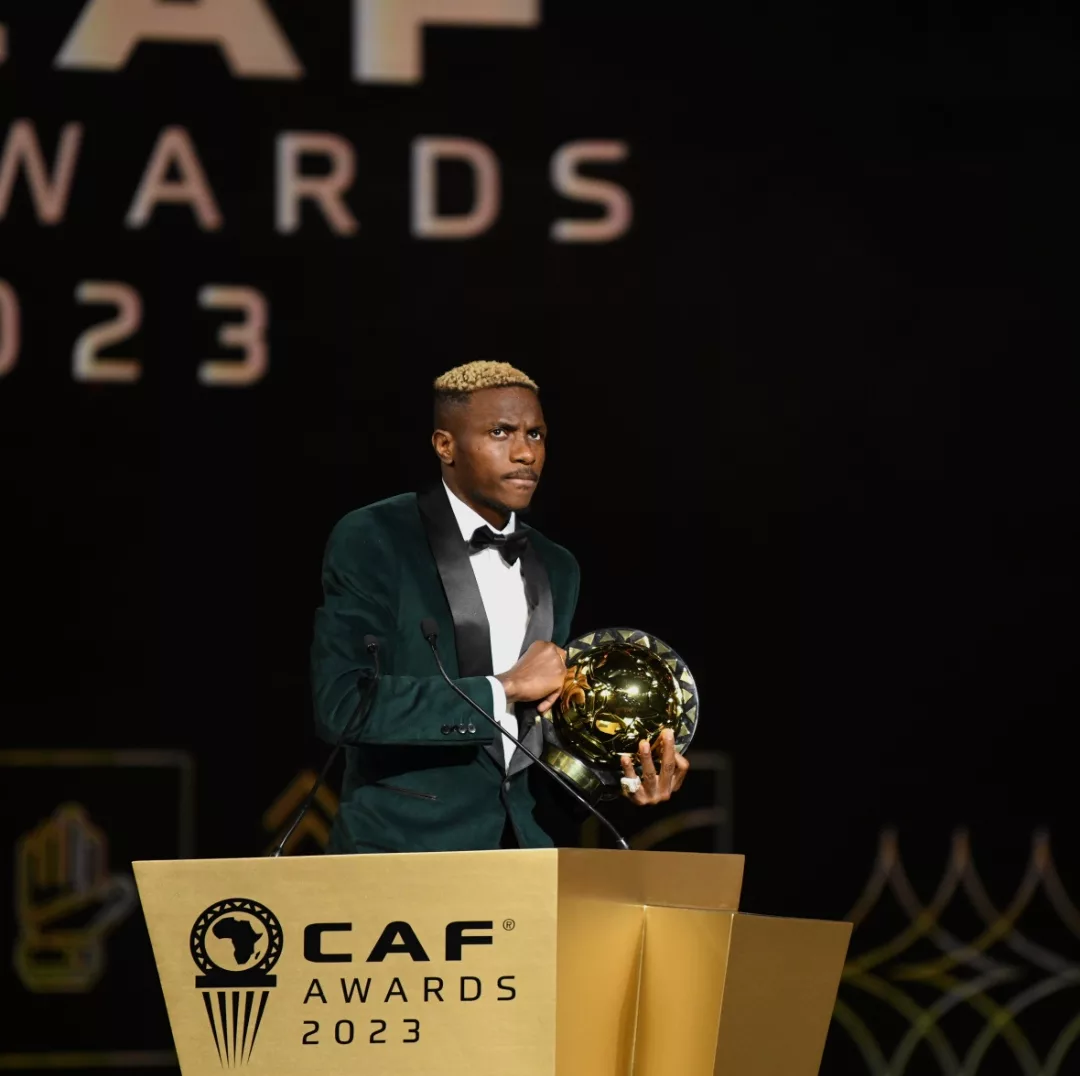 Victor Osimhen wins 2023 CAF Player Of The Year (POTY) award